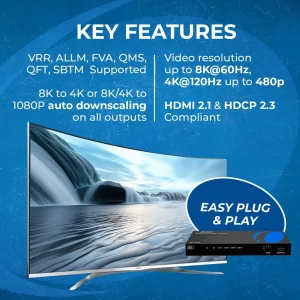 8K 1x4 HDMI™ Splitter (Downscaler)-BK-104 - view 8