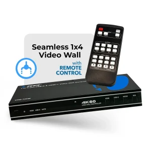 4K 1-In-4-Out USB-C & HDMI™ Video Wall Controller (Audio Extract)-UHD-14VW - view 9