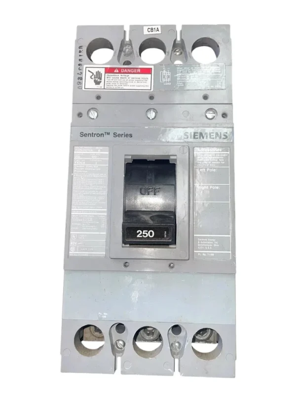 Siemens FXD63S250A 600V 3 Pole Molded Circuit Breaker (REFURBED)