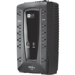 W Box 0E-825V12VRD 825VA UPS, AVR, 120 V AC Input, 120 V AC Output