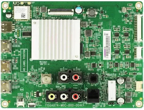 Vizio 756TXKCB02K026 Main Board for V705-H1