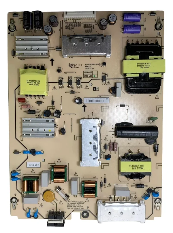 Vizio 09-75CAR160-00 Power Supply / LED Board V756-J03 V756X-J03