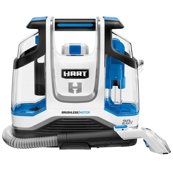 HART 20-Volt Cordless Carpet & Upholstery Spot Cleaner with (1) 20-Volt 4Ah Battery, HPSP25B (Damaged Box)