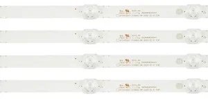 Vizio 303HX430041 HFSX43D07-ZC56AG-04 LED Backlight Strips (4) D43F-J04