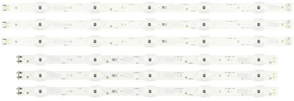 Samsung BN96-50319A/BN96-50320A UN43TU7000F UN43TU700DF UN43TU8000F UN43TU8200F LED Backlight Strips (6)