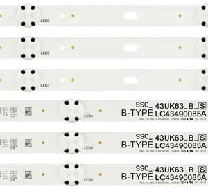 LG LC43490084A/LC43490085A Replacement LED Backlight Strips - 6 Strips