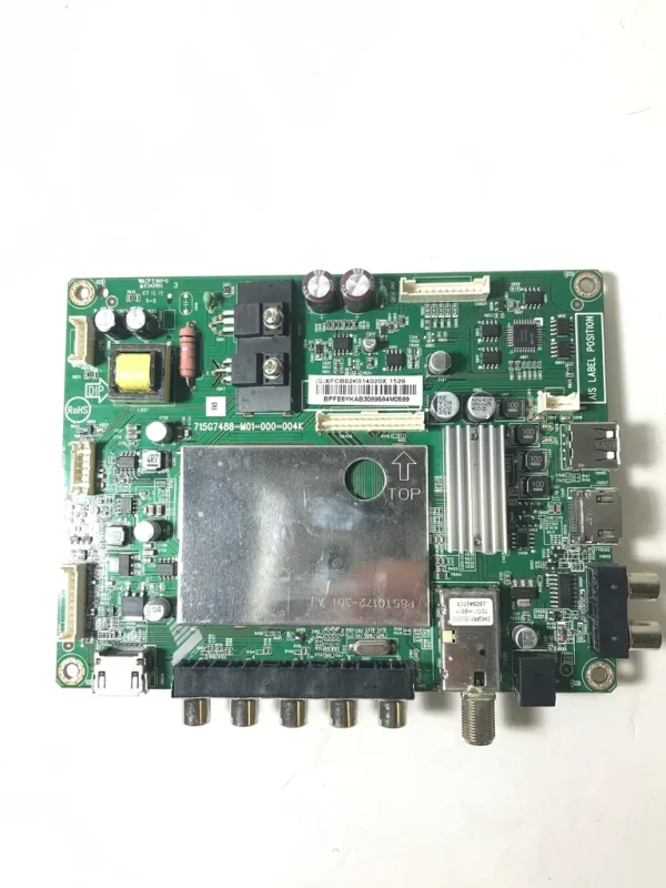 Vizio 756TXFCB02K014 Main Board for D43-C1 (LTT7SEBR Serial)