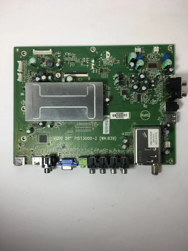 Vizio CBPF82MKZ5 (715T3000-1) Main Board for VA26LHDTV10T – ShortCircuitSolution