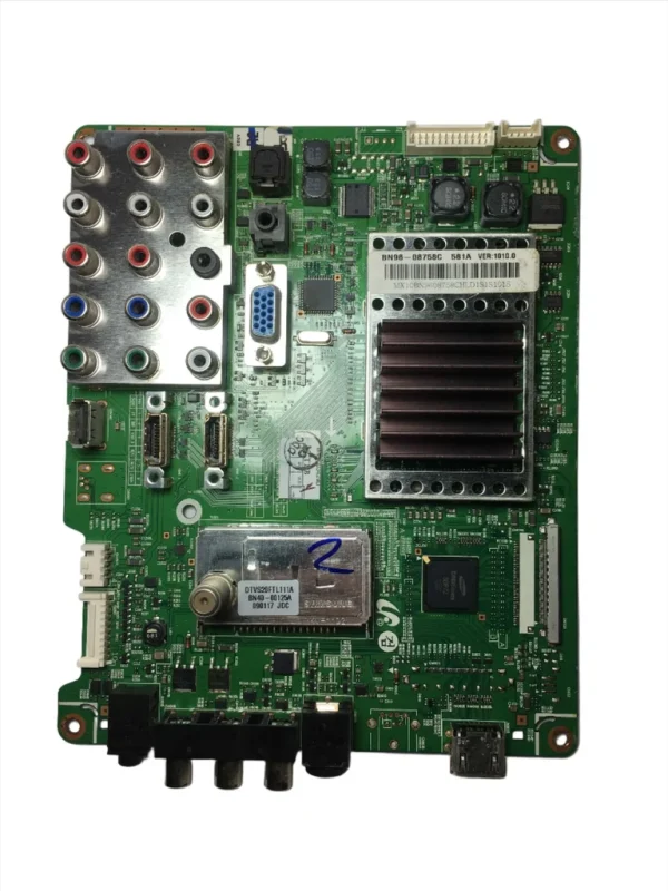 Samsung BN96-08758C (BN41-00975C) Main Board for LN40A530P1FXZA – ShortCircuitSolution