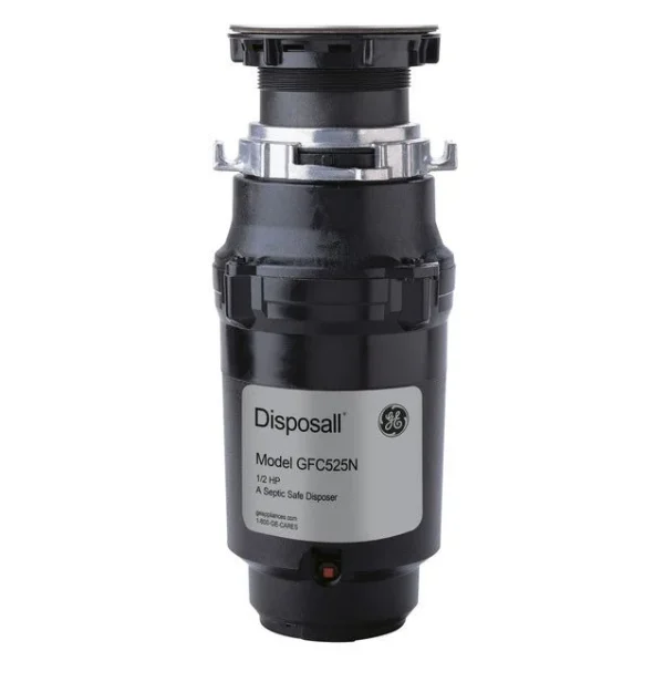 GE 1/2 HP Continuous Feed Garbage Disposer GFC525N