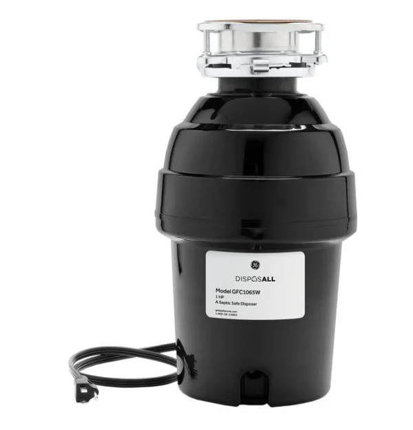 GE Appliances 1/3 HP Continuous Feed Corded Garbage Disposal GFC365W