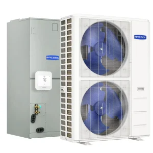 MRCOOL Hyper Heat 2nd Gen 48K BTU, 4 Ton, 16.5 SEER2 Heat Pump Condenser and Ducted Air Handler (CENTRAL-48-HP-230B00...