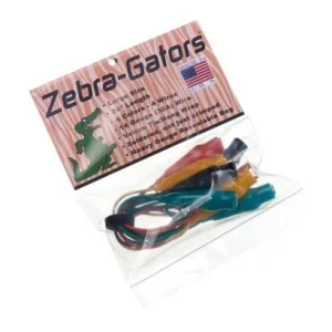 Rheem Zebra-Gators Alligator Clips with Test Leads (Large) – Pack of 4 ZG004