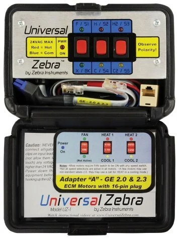 Rheem Universal Zebra – Basic ECM Motor Testing & Troubleshooter UZ-1