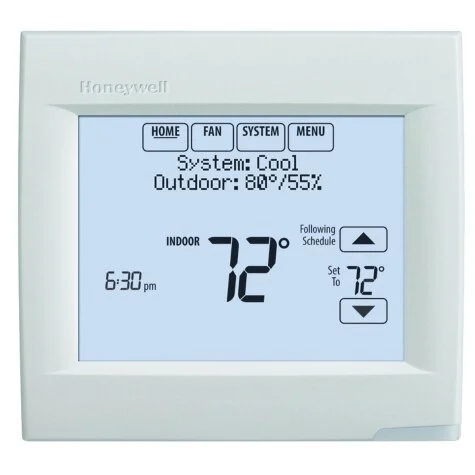 Rheem VisionPRO 8000 Touchscreen Thermostat (GE/HP: 1H/1C) TH8110R1008