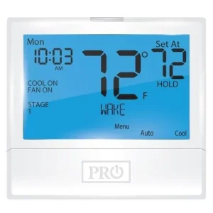 Rheem Pro1 T855ish WiFi Programmable Thermostat (GE: 2H/2C, HP: 3H/2C) T855ish-1PK