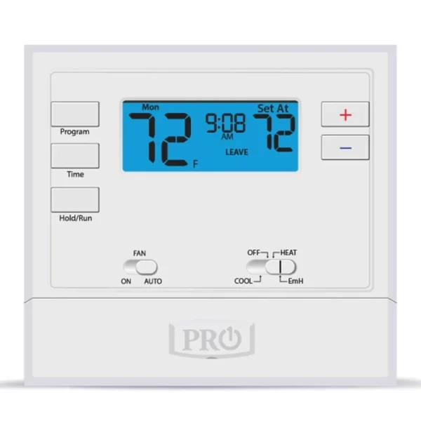 Rheem Pro1 T625-2 Programmable Thermostat (HP: 2H/1C) T625-2