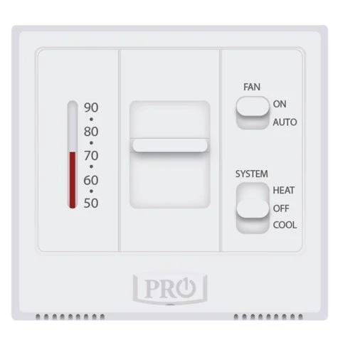 Rheem Mechanical Non-Programmable Thermostat (GE/HP: 1H/1C) T501M