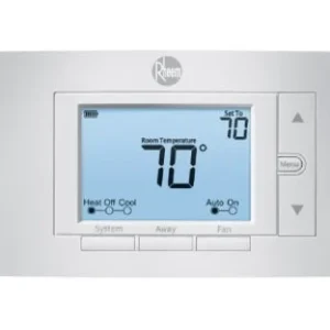 Rheem Rheem Programmable Thermostat (GE:2H/2C, HP:2H/1C) RHC-TST85U-22PR