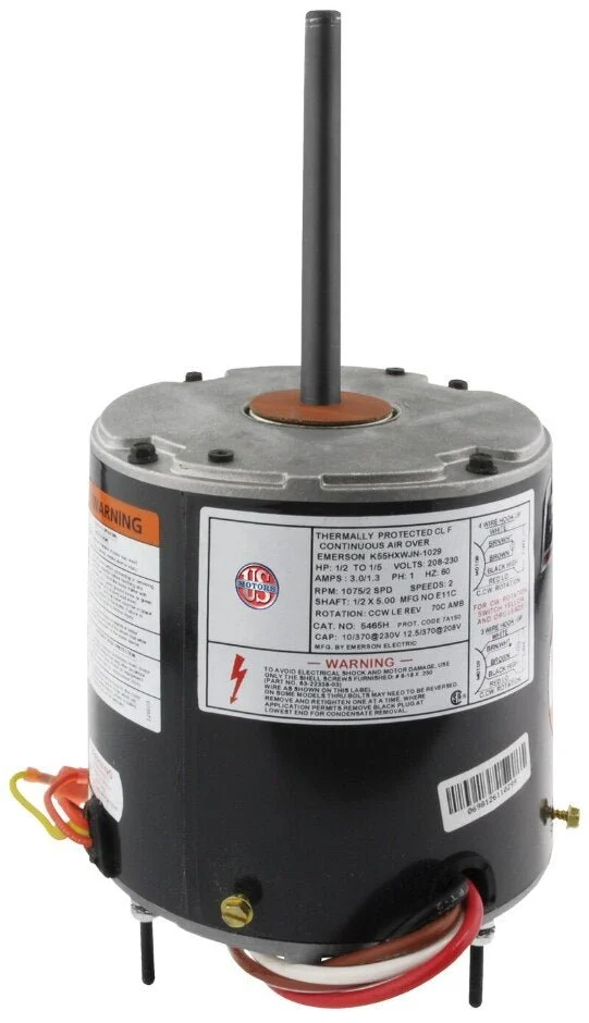 Rheem Mojave 70C RESCUE Condenser Motor – 1/5 to 1/2 hp 208-230/1/60 1075 rpm/2 speed) 5465H
