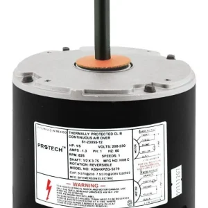 Rheem PROTECH Condenser Motor – 1/5 hp 208-230/1/60 (825 rpm/1 speed) 51-23055-12