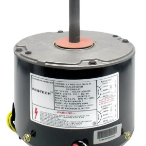 Rheem PROTECH TRIPSAVER Condenser Motor – 1/6 to 1/3 hp 208-230/1/60 (1075 rpm/2speed) 51-23053-21