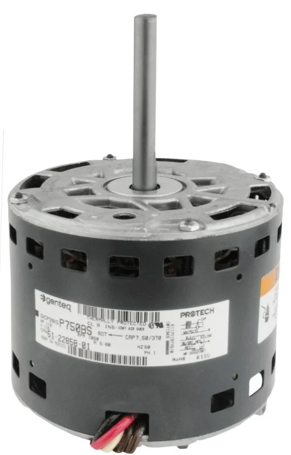 Rheem Blower Motor – 1/2 hp 120/1/60 (1075 rpm/3 speeds) 51-22858-01