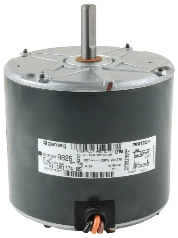 Rheem Condenser Motor – 1/5 hp 380-415-460/1/50-60 (825 rpm/1 speed) 51-102500-06