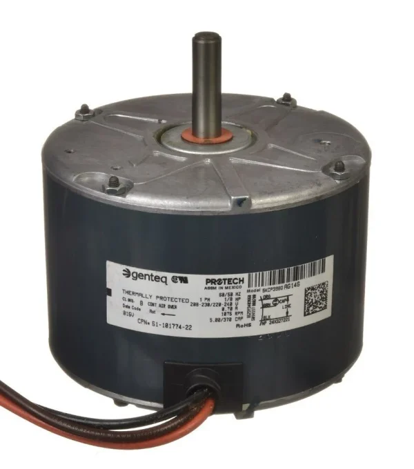 Rheem Condenser Motor – 1/8 hp 208-230/1/60 (1075 rpm/1 speed) 51-101774-22