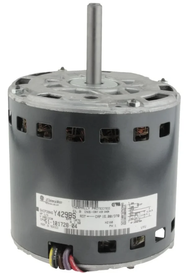 Rheem Blower Motor – 1/3 hp 208-230/1/60 (1075 rpm/2 speeds) 51-101728-04