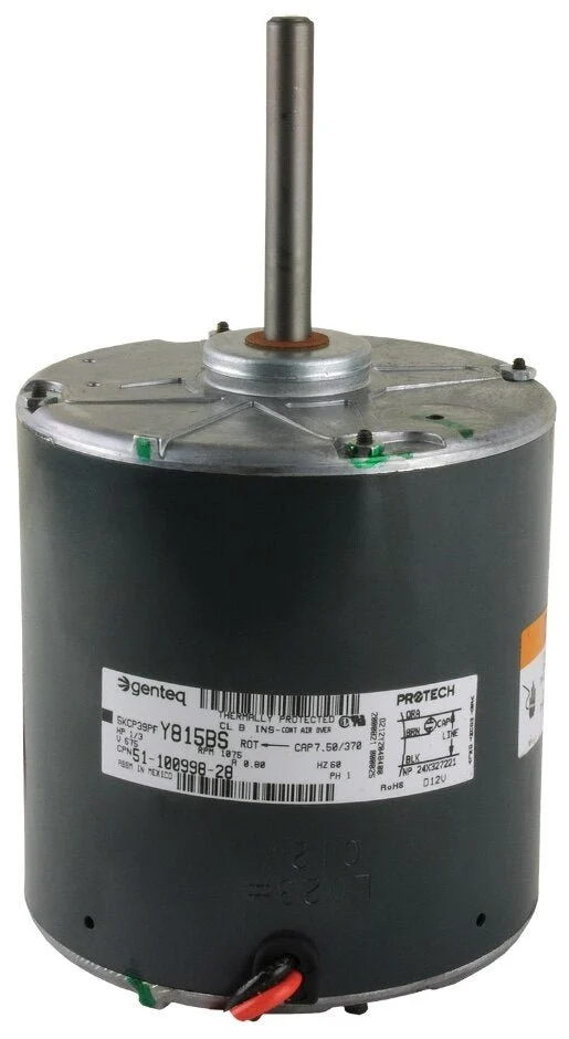 Rheem Condenser Motor – 1/3 hp 575/1/60 (1075 rpm/1 speed) 51-100998-28