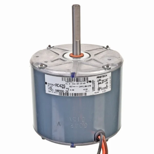 Rheem Condenser Motor – 1/3 hp 460/1/60 (825 rpm/1 speed) 51-100998-26