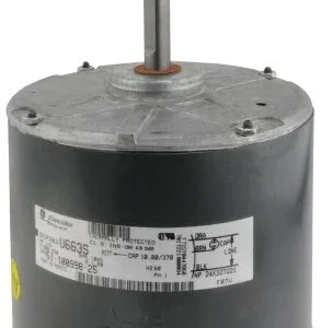 Rheem Condenser Motor – 1/3 hp 208-230/1/60 (1075 rpm/1 speed) 51-100998-25