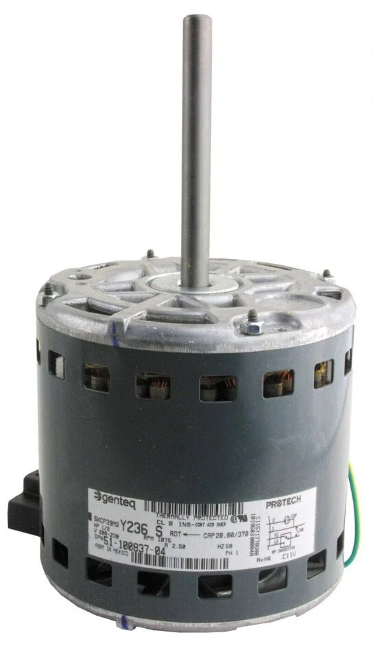 Rheem Blower Motor – 1/2 hp 208-230/1/60 (1075 rpm/2 speeds) 51-100837-04