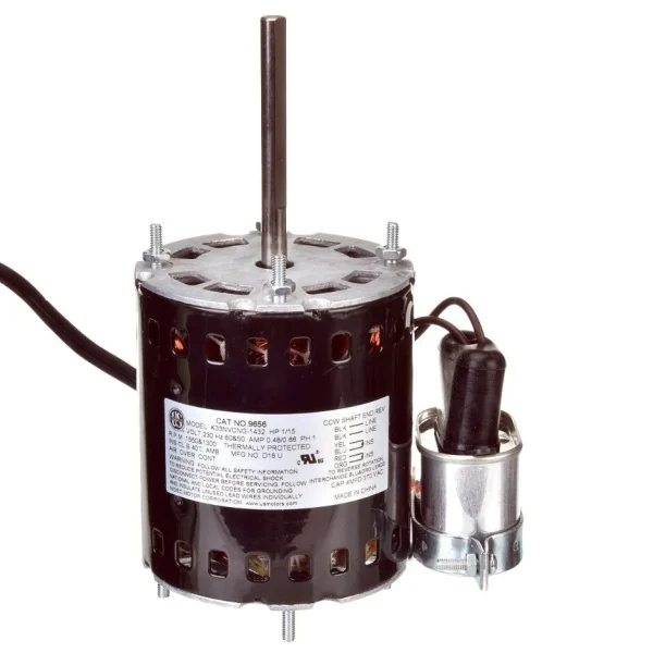 Rheem Refrigeration Motor – 1/15 hp 1550 rpm 208-230V CW OAO BOHN 9656