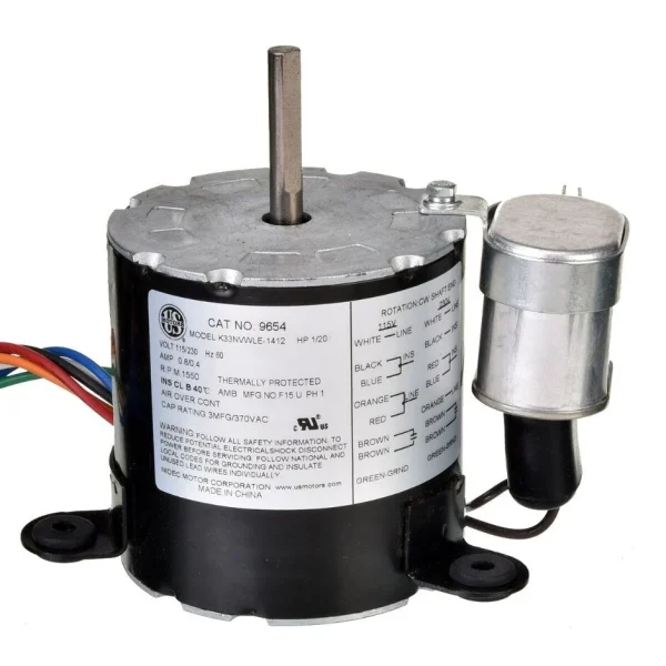Rheem Refrigeration Motor – 1/20 hp 1550 rpm 115/208-230V CW TEAO KRACK 9654
