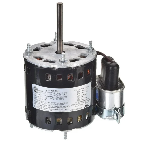Rheem Refrigeration Motor – 1/20 hp 1550 rpm 115V CCW OAO 9632