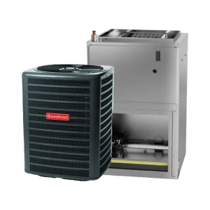 Goodman 3 Ton Wall Hung HP System 14.3 SEER2 8KW R-32, GLZS4BA3610, AWST36SU1308