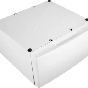 Whirlpool – Washer/Dryer Laundry Pedestal with Storage Drawer – White – WFP2715HW