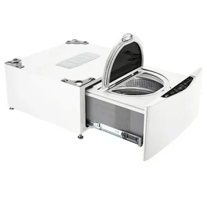LG 1.0 cu. ft. SideKick(TM) Pedestal Washer – White- WD100CW