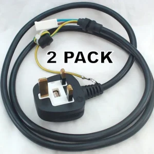 2 Pk, Stand Mixer Black Power Cord for KitchenAid, AP5589872, W10419451