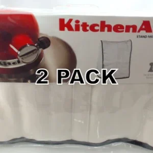 2 Pk, Stand Mixer Cloth Cover in White for KitchenAid, KMCC1WH, WP4396709