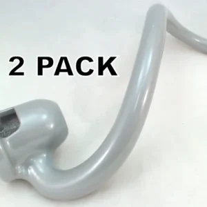 2 Pk, Stand Mixer Spiral Coated Dough Hook for KitchenAid, AP5801830, W10909092