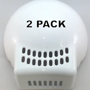 2 Pk, Stand Mixer End Cover, White, for KitchenAid , 240253-1