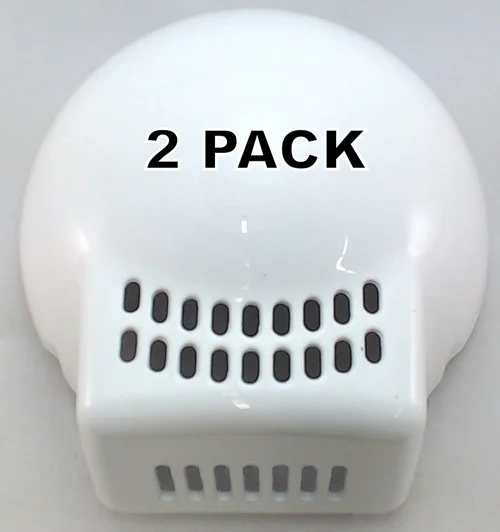 2 Pk, Stand Mixer End Cover, White, for KitchenAid , 240253-1