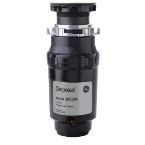 GE1/3 HP Continuous Feed Garbage Disposer Non-Corded GFC320N