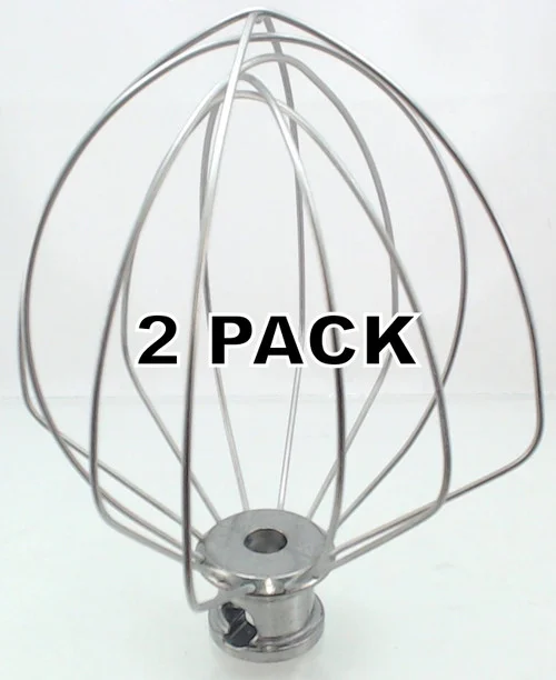 2 Pk, 6 Qt Stand Mixer Wire Whip for KitchenAid, AP3038058, KN256WW WP9703491