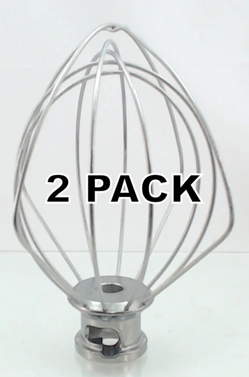 2 Pk, Stand Mixer, 4.5 QT Wire Whip, for KitchenAid, K45WW, WP9704329