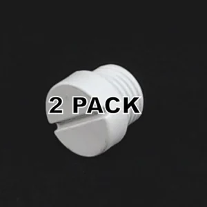 2 Pk, Stand Mixer Motor Brush Cap, White, for KitchenAid, 3184211