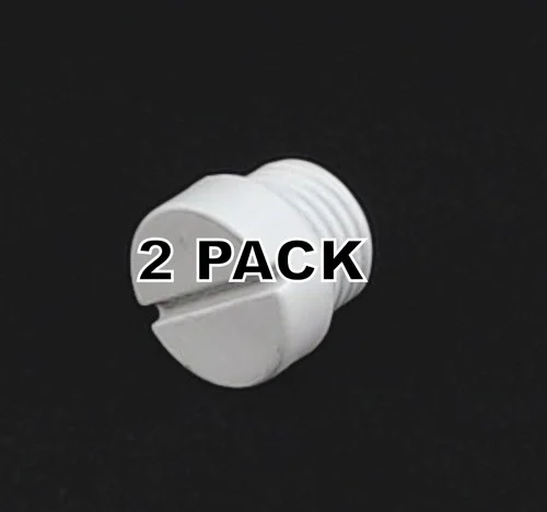2 Pk, Stand Mixer Motor Brush Cap, White, for KitchenAid, 3184211